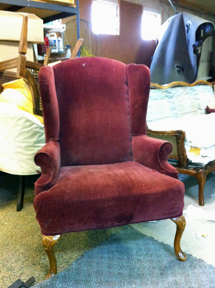 wingback chair